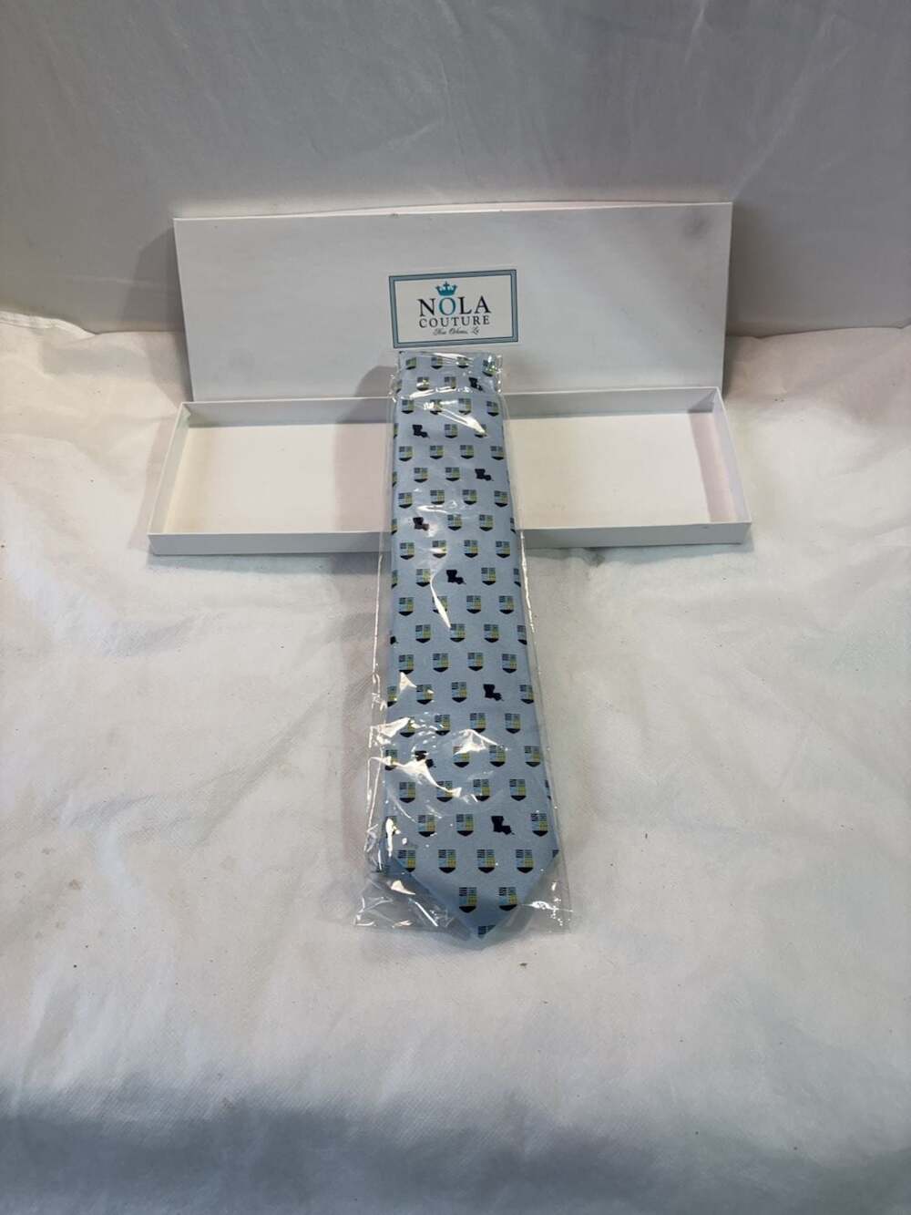 NOLA Couture Port of South Louisiana Silk Necktie